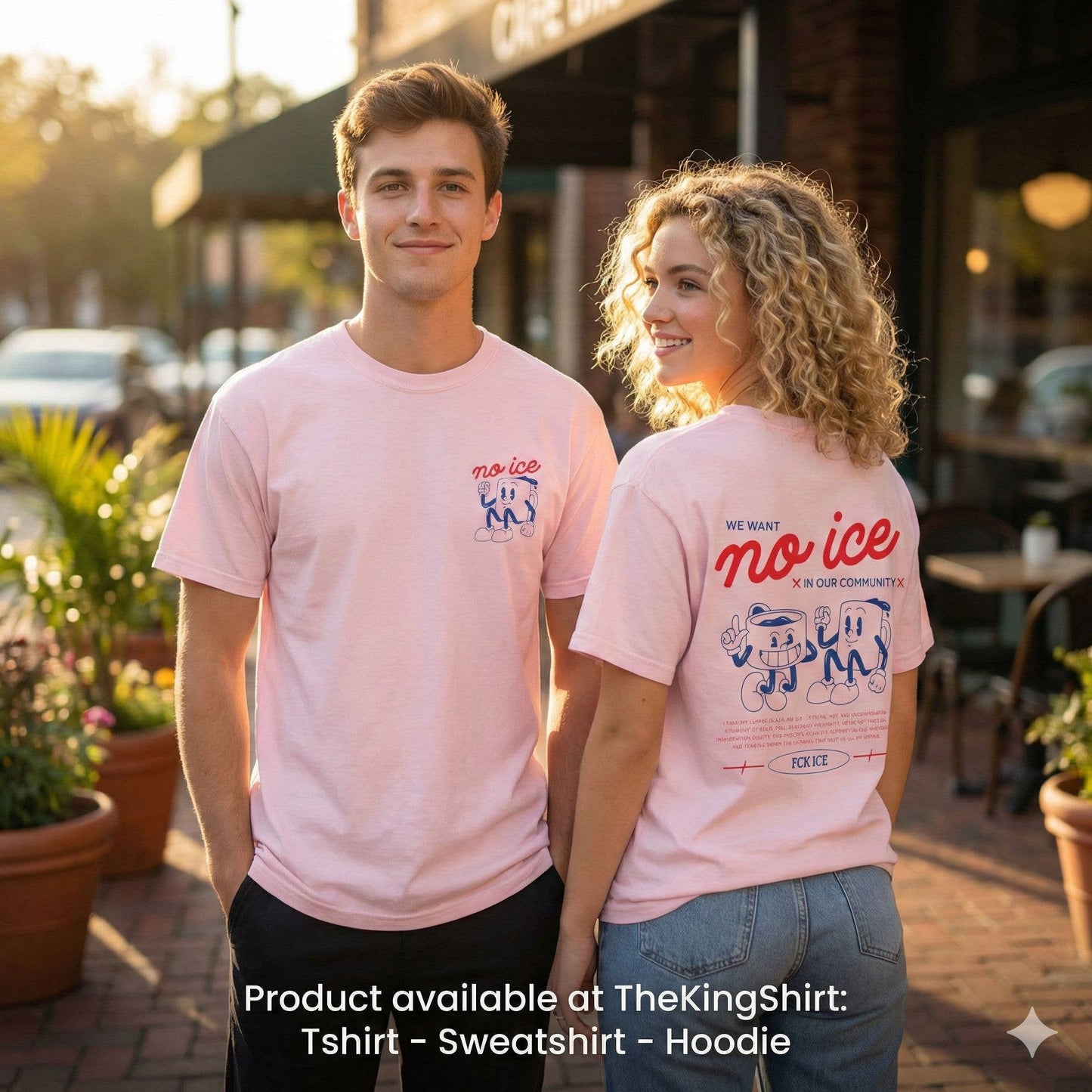 Retro Abolish Ice Comfort Colors Human Rights Shirt