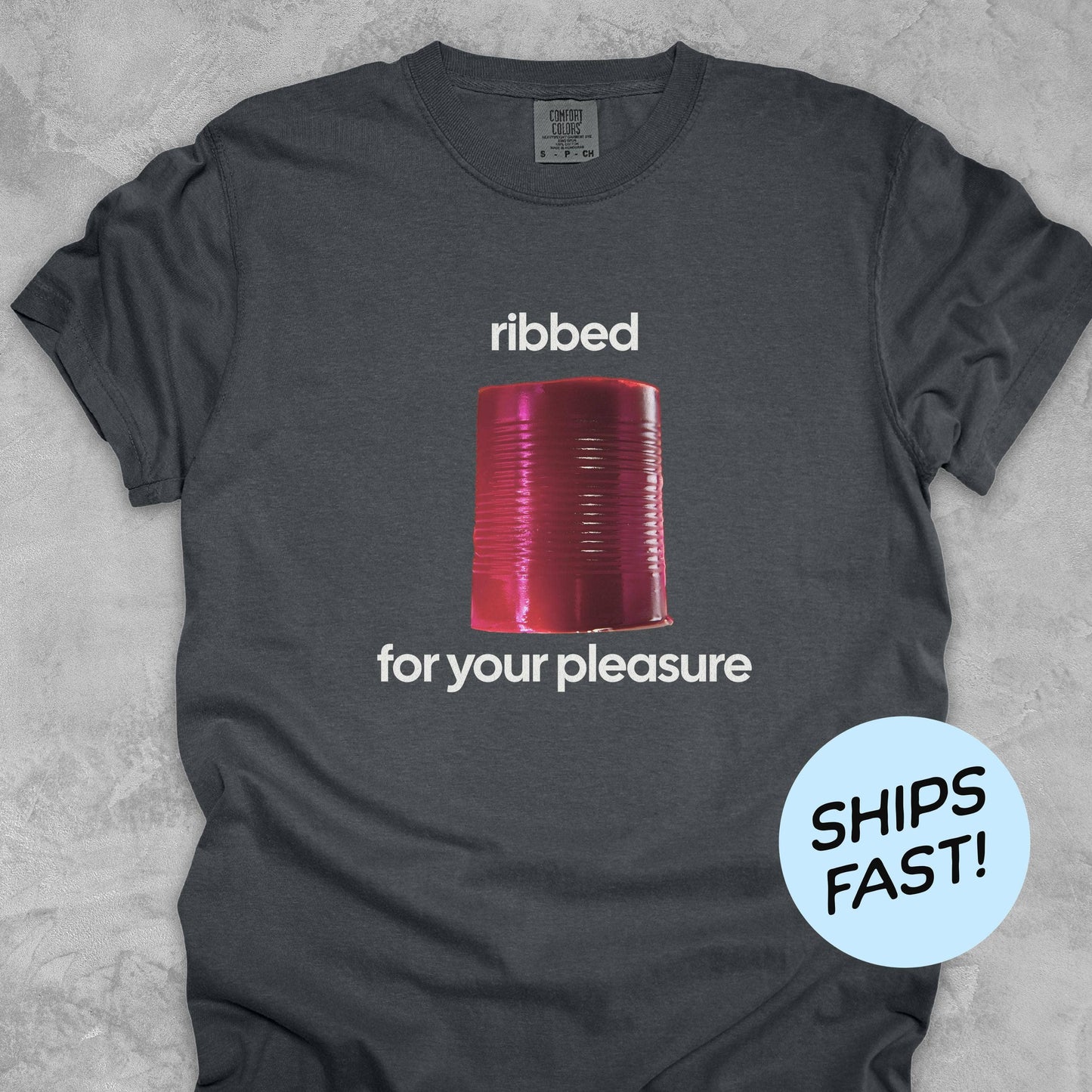 Ribbed Cranberry Sauce Thanksgiving Tee
