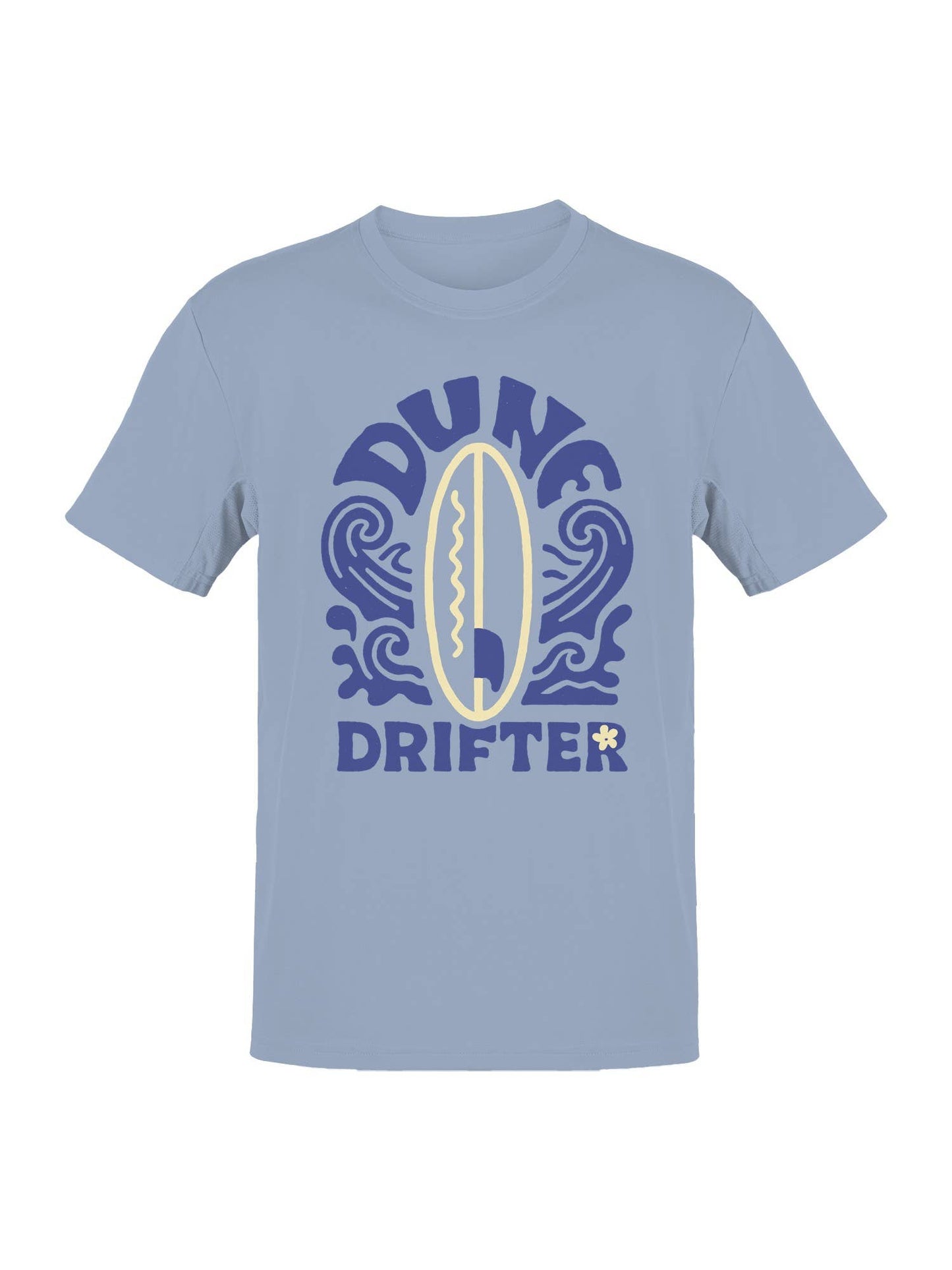 Dune Drifter Surfboard Waves Design Men's T-Shirt