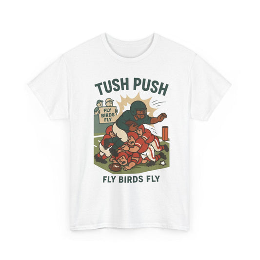 Philly Football Tush Push Cartoon Graphic Tee