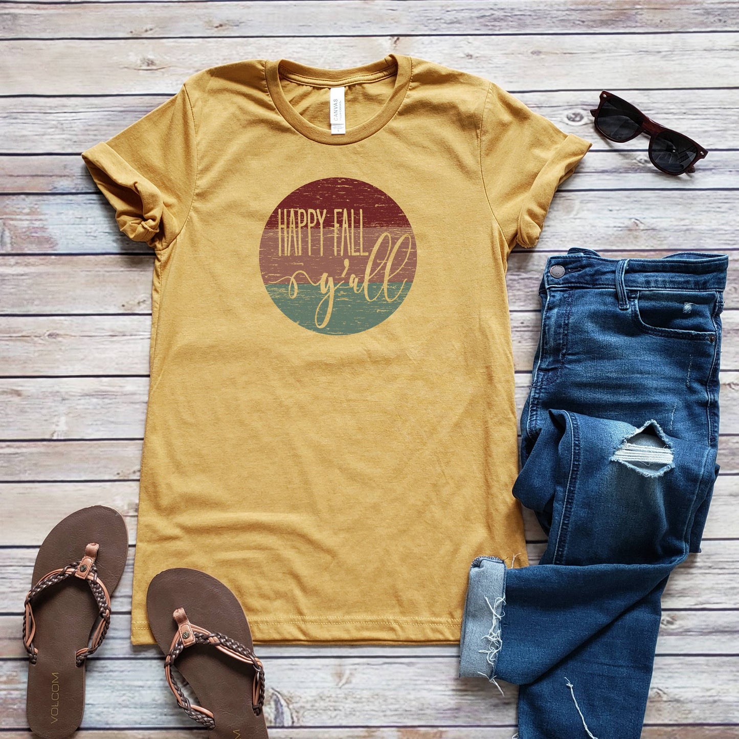 Happy Fall Y'all Tee | Fall | Sizes XS-2XL