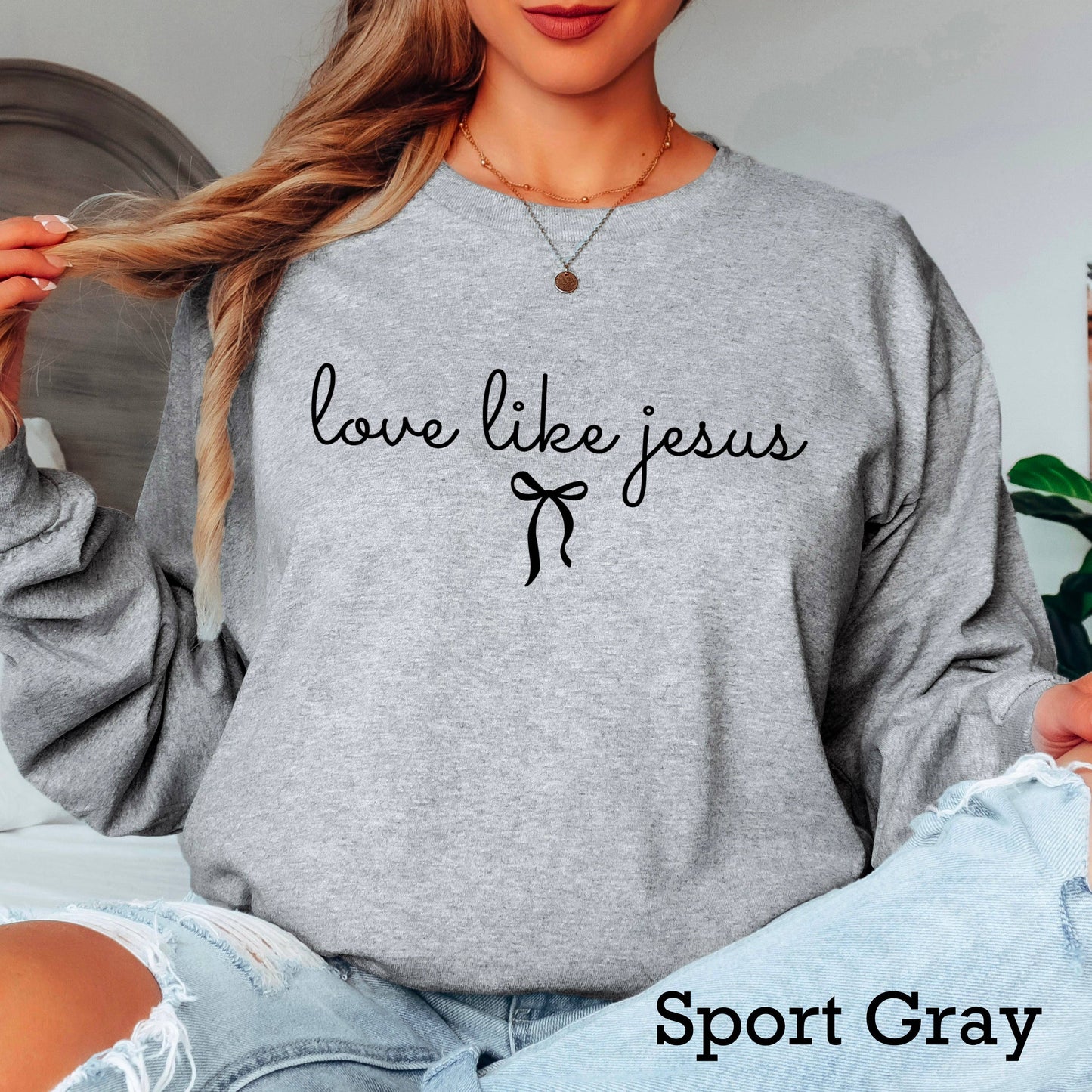 Love Like Jesus Long Sleeve Christian Shirt