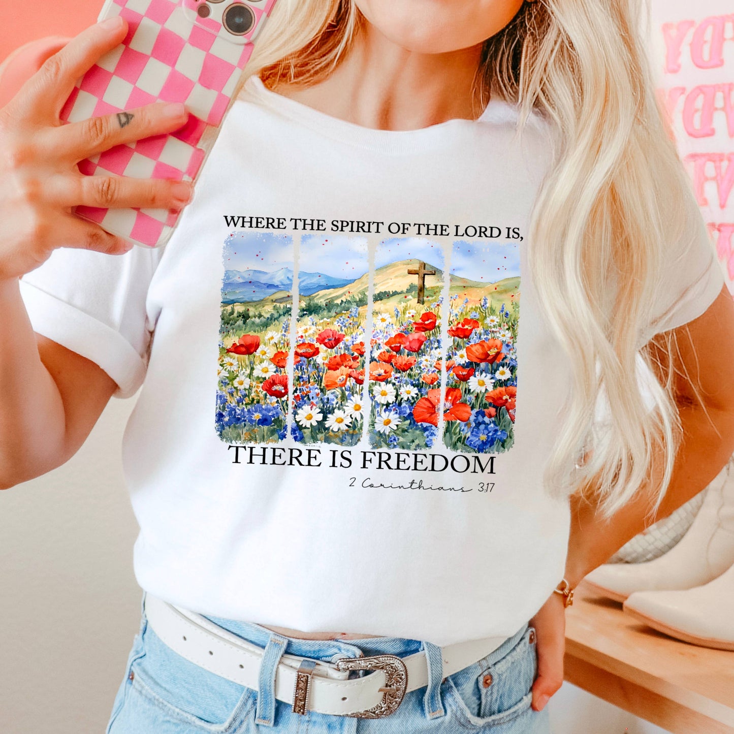 There Is Freedom  July 4th Graphic Shirt | Comfort Color
