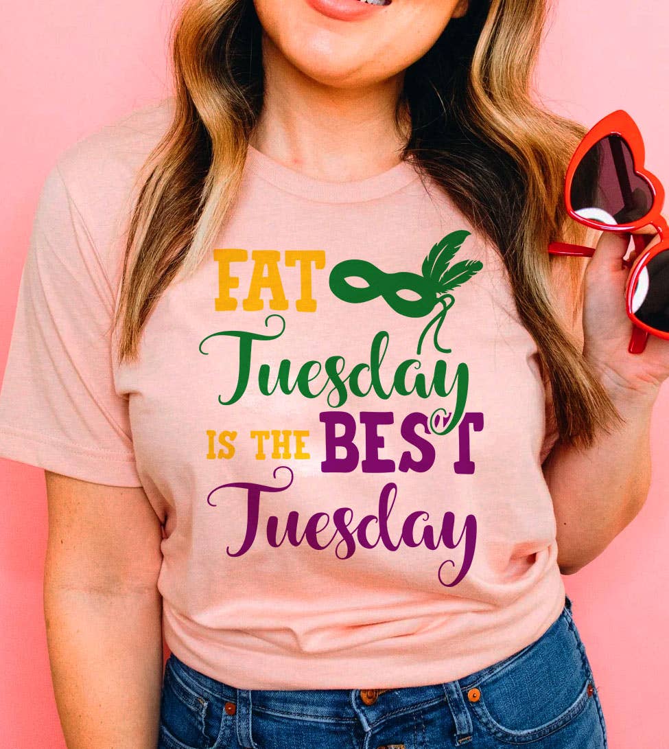 Fat Tuesday Is the Best - Mardi Gras Fun Party Nola T-Shirt