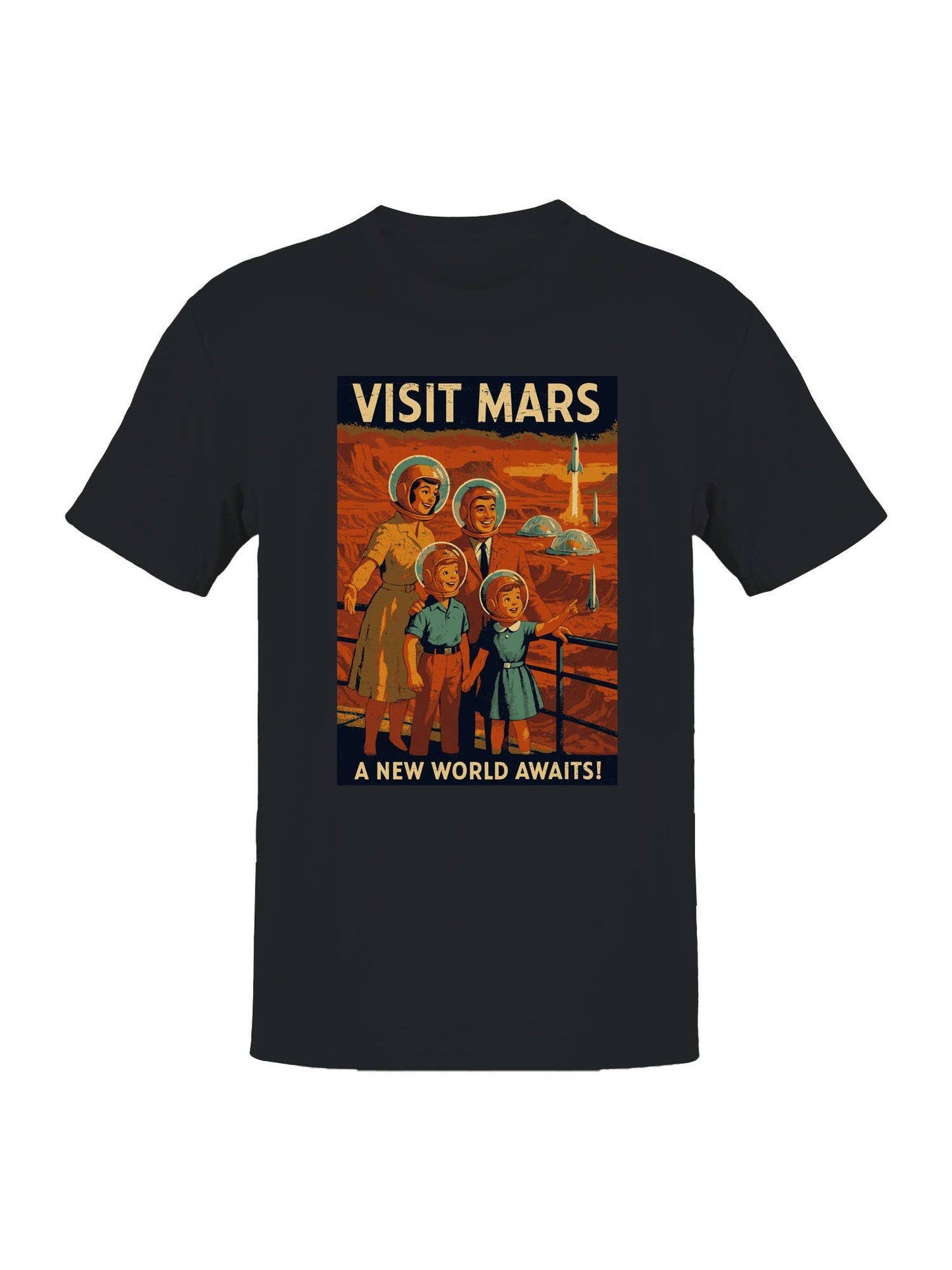 Explore Mars: A New World Awaits Men's T-Shirt
