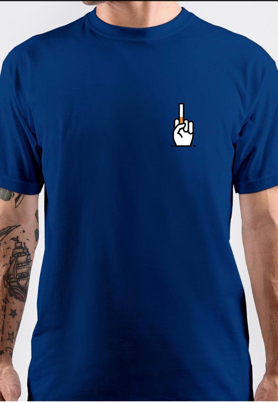 Middle Finger Cigarette T-Shirt