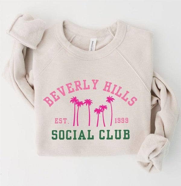 Beverly Hills Social Club Crew Neck Sweatshirt Classic Fit