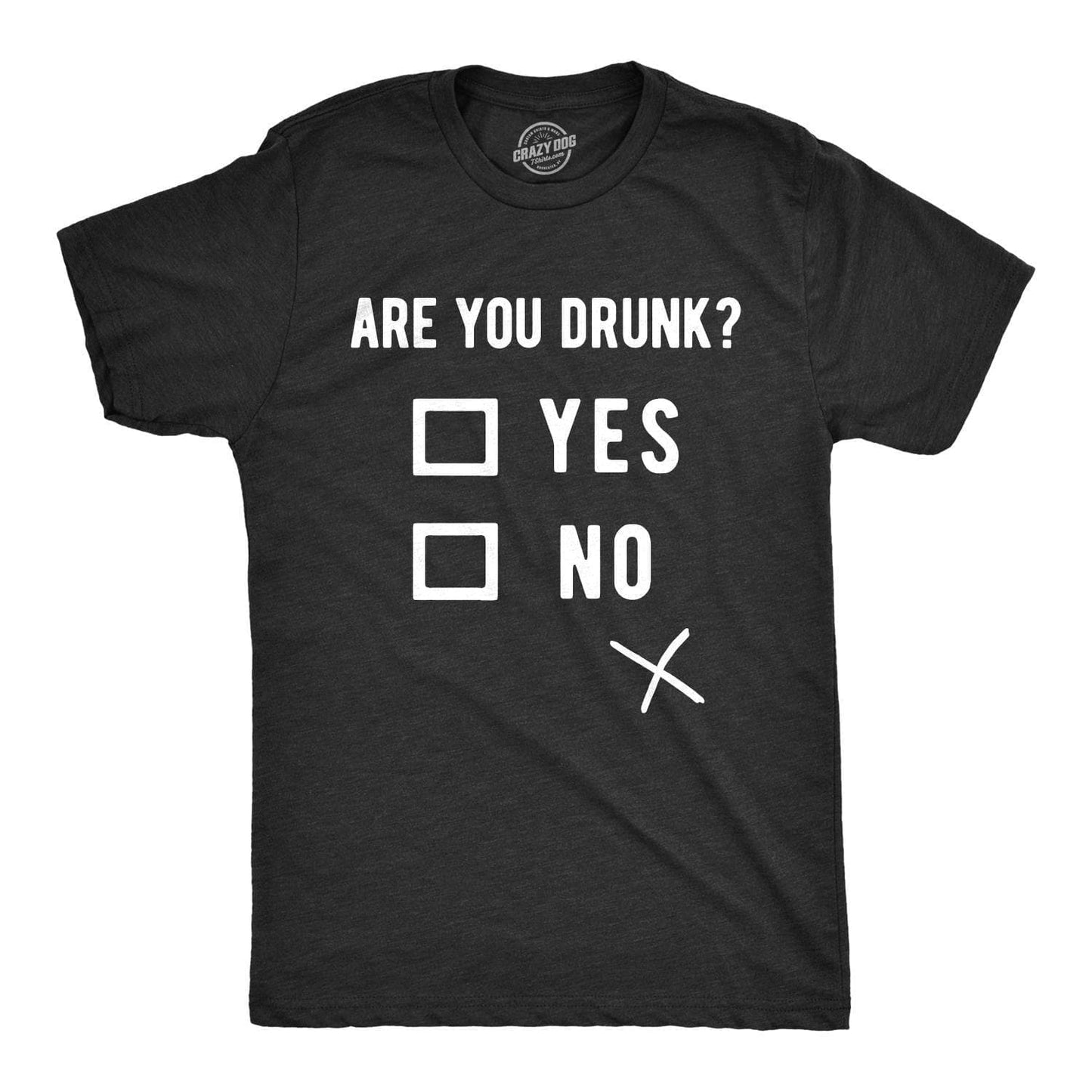 Are You Drunk? Men's Tshirt Saint Patrick's Day Graphic Tee