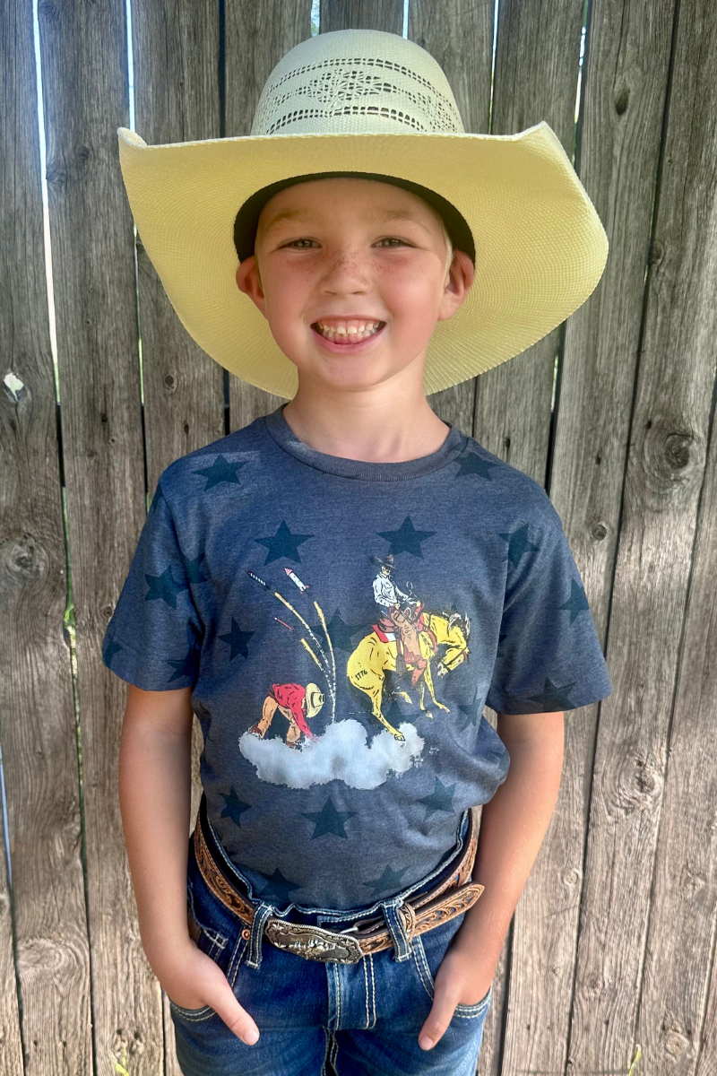 Bold Stripes and Bright Stars Kids Tee