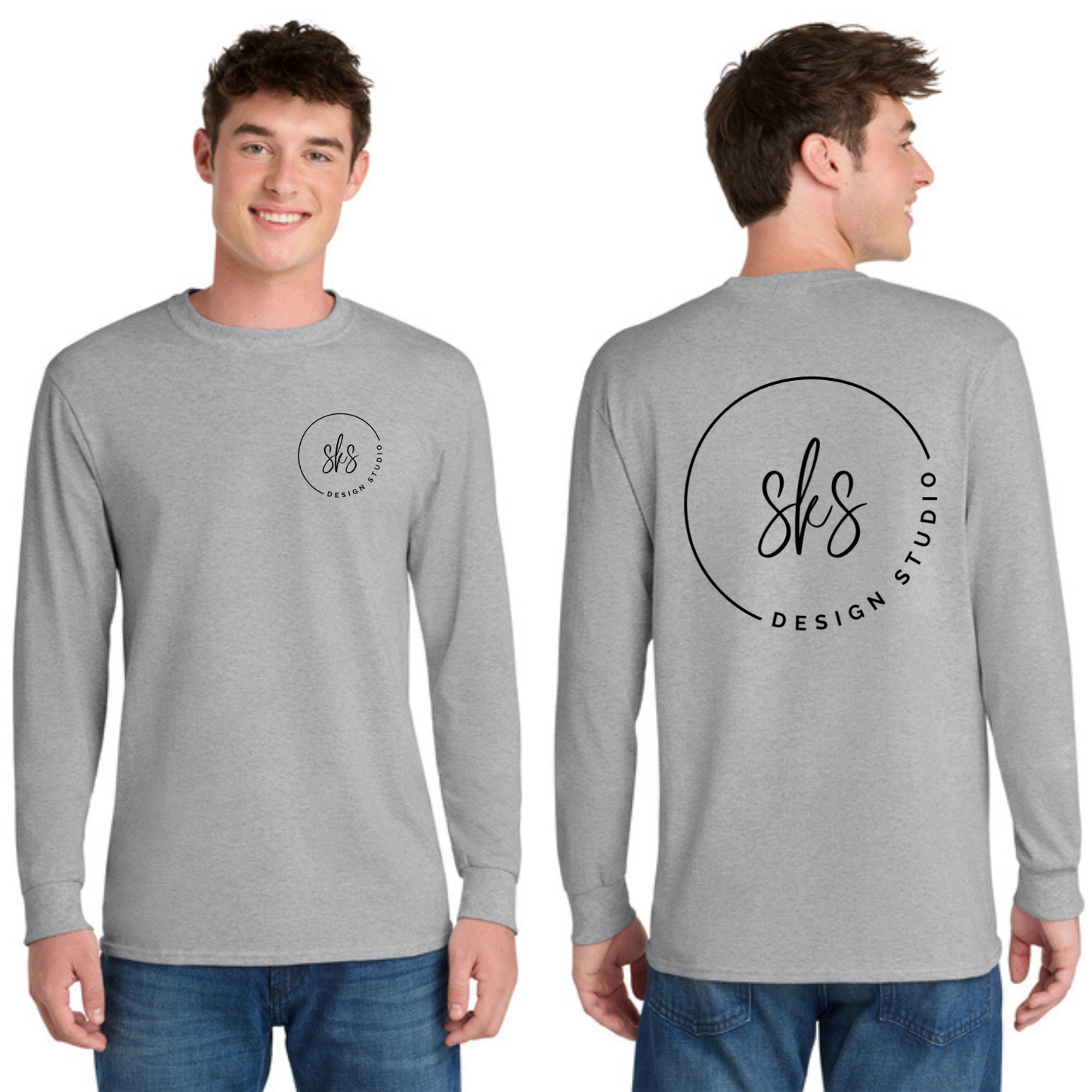 Custom Logo | Tall Long Sleeve Shirt [Port & Co]