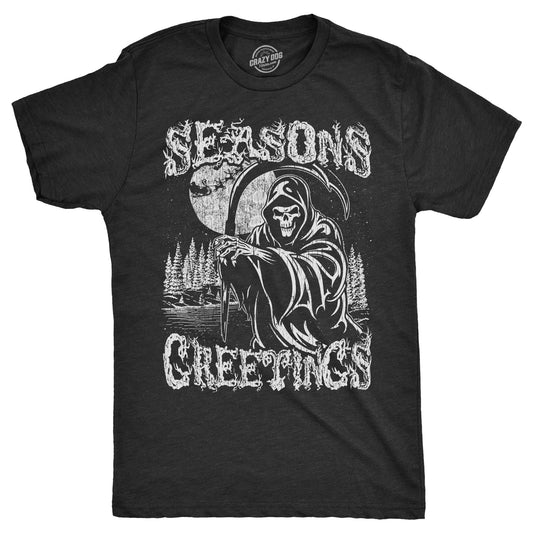 Seasons Greetings Reaper Men's T Shirt
