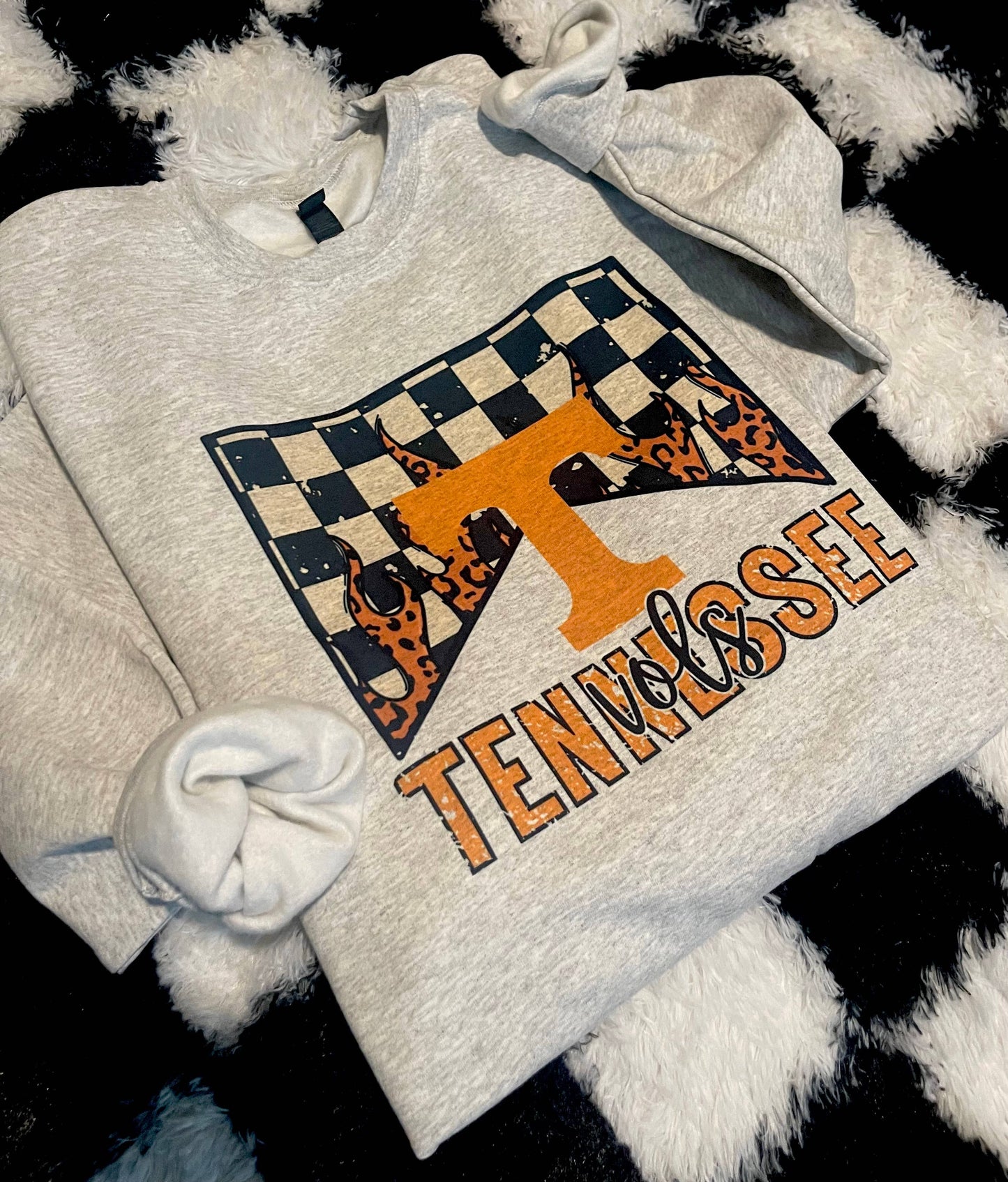 Checkered Tennessee T-Shirt or Sweatshirt