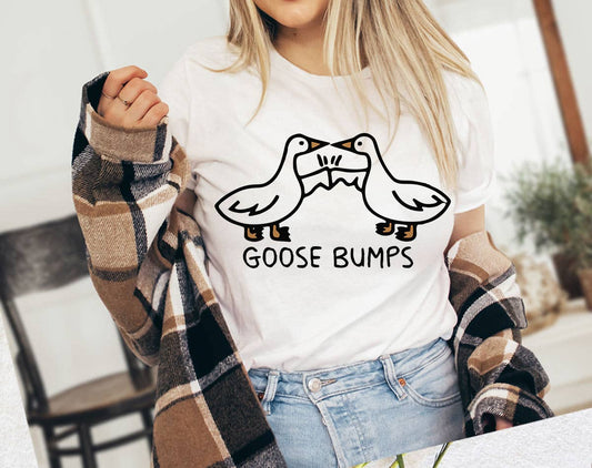 Goosebumps - Funny Retro Animal Trendy Pun T-Shirt