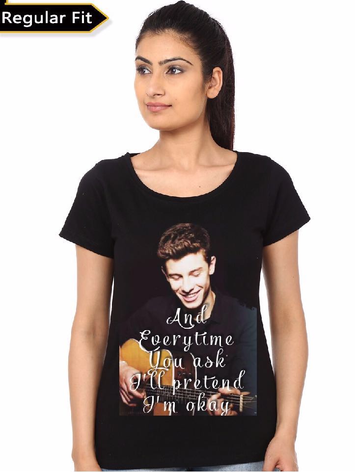 Shawn Mendes Black T-Shirt