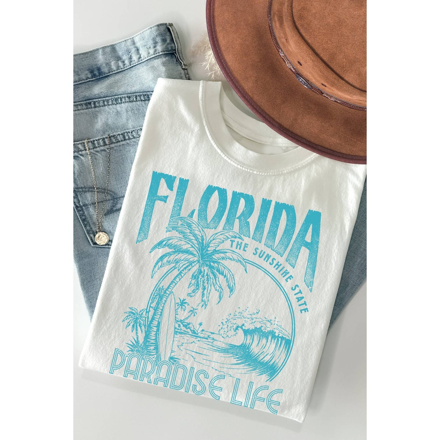 Florida Paradise Life Short Sleeve T Shirt