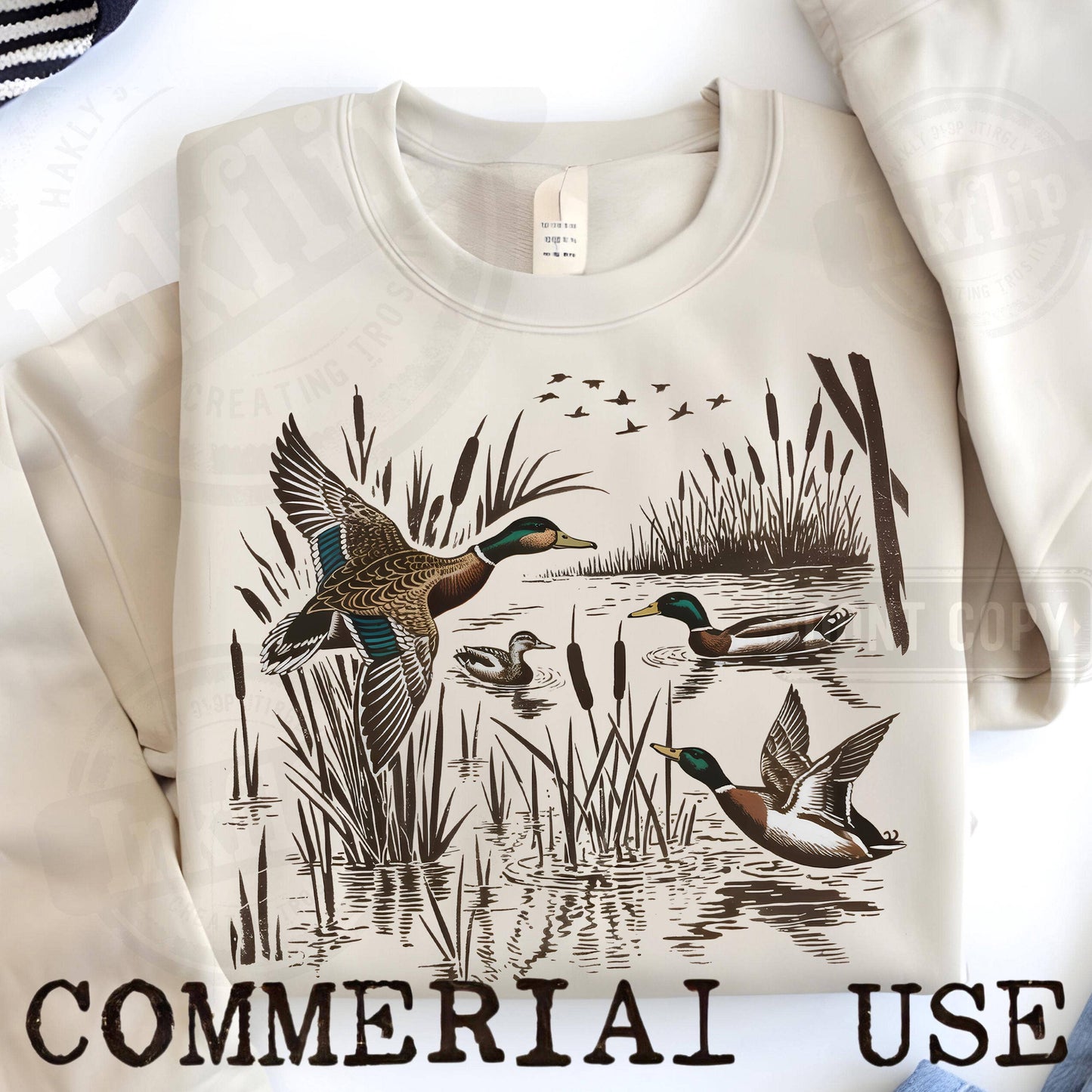 Vintage Flying Mallard Duck Hunting Jacket