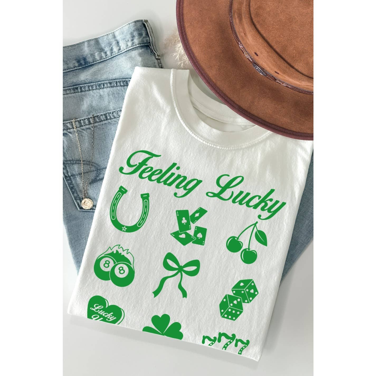 Feeling Lucky Short Sleeve T Shirt