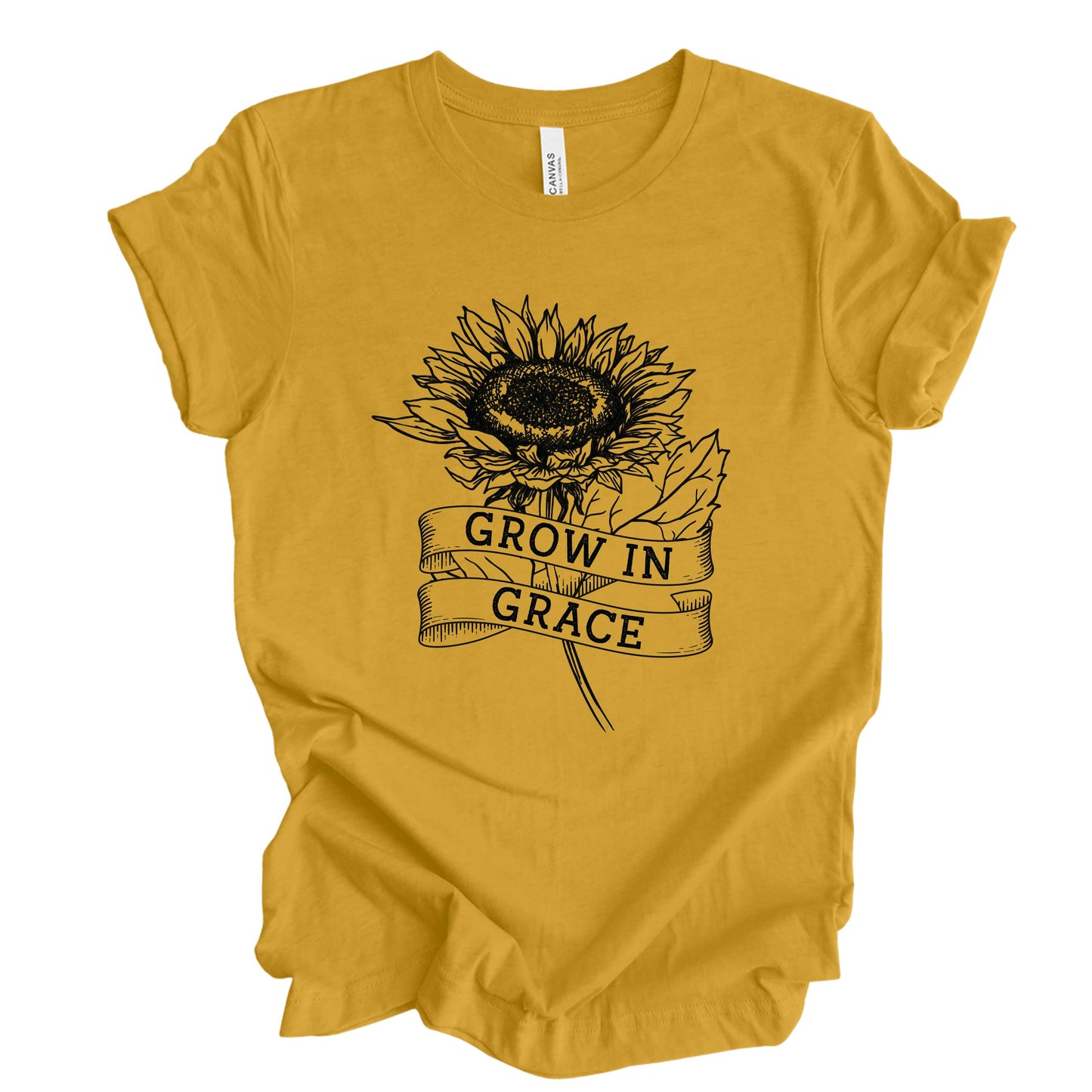 Grow in Grace Sunflower Tee