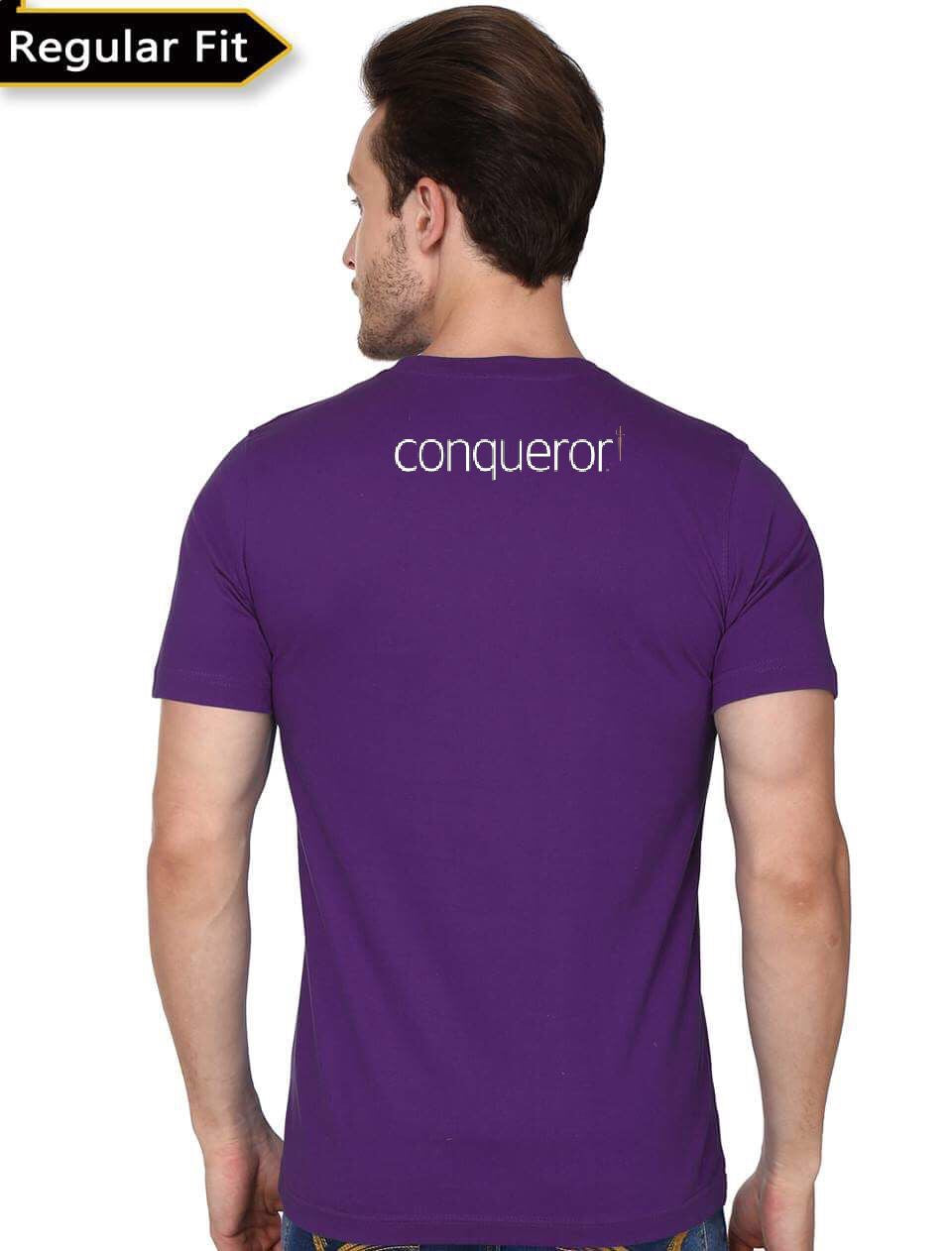 Never Give Up Purple T-Shirt