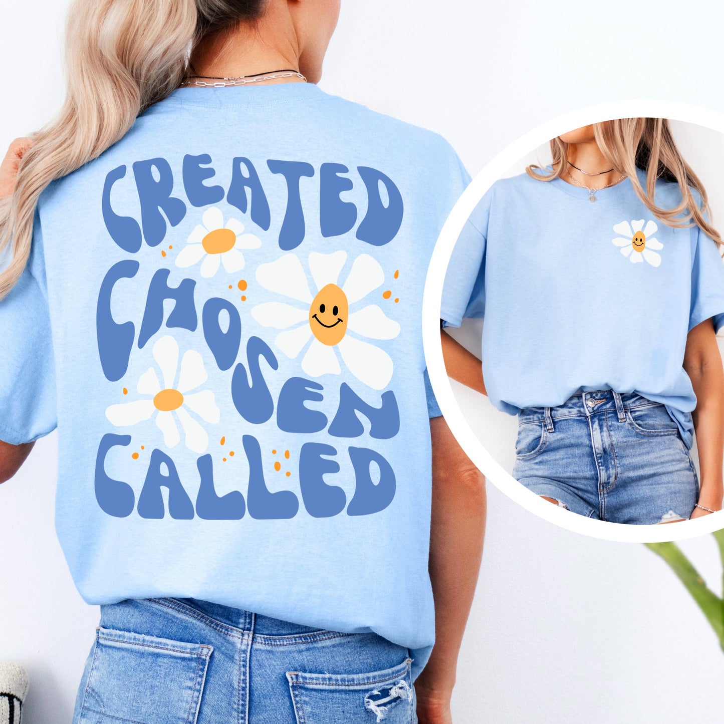 Created Chosen Called Christian Graphic Shirt | Gildan