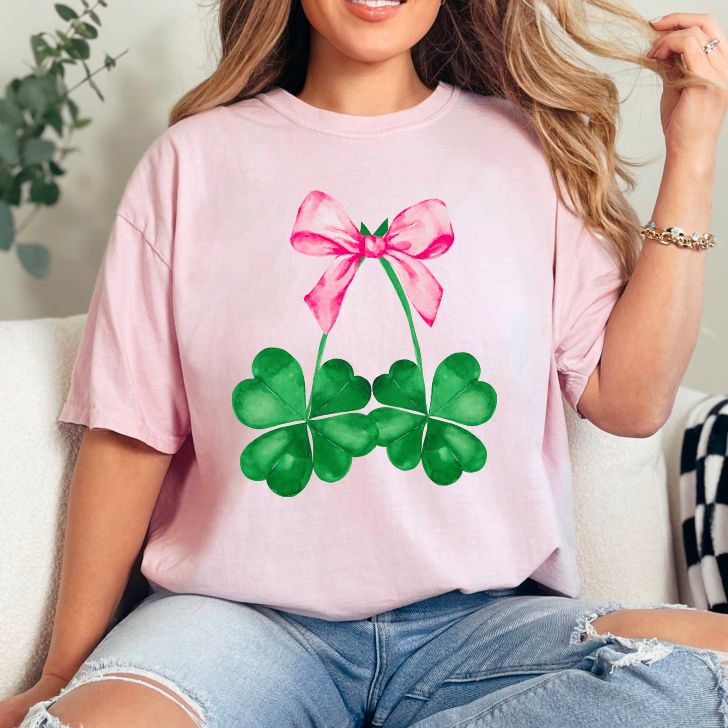 Coquette Clovers  St. Patrick’S Graphic Tee | Comfort Colors