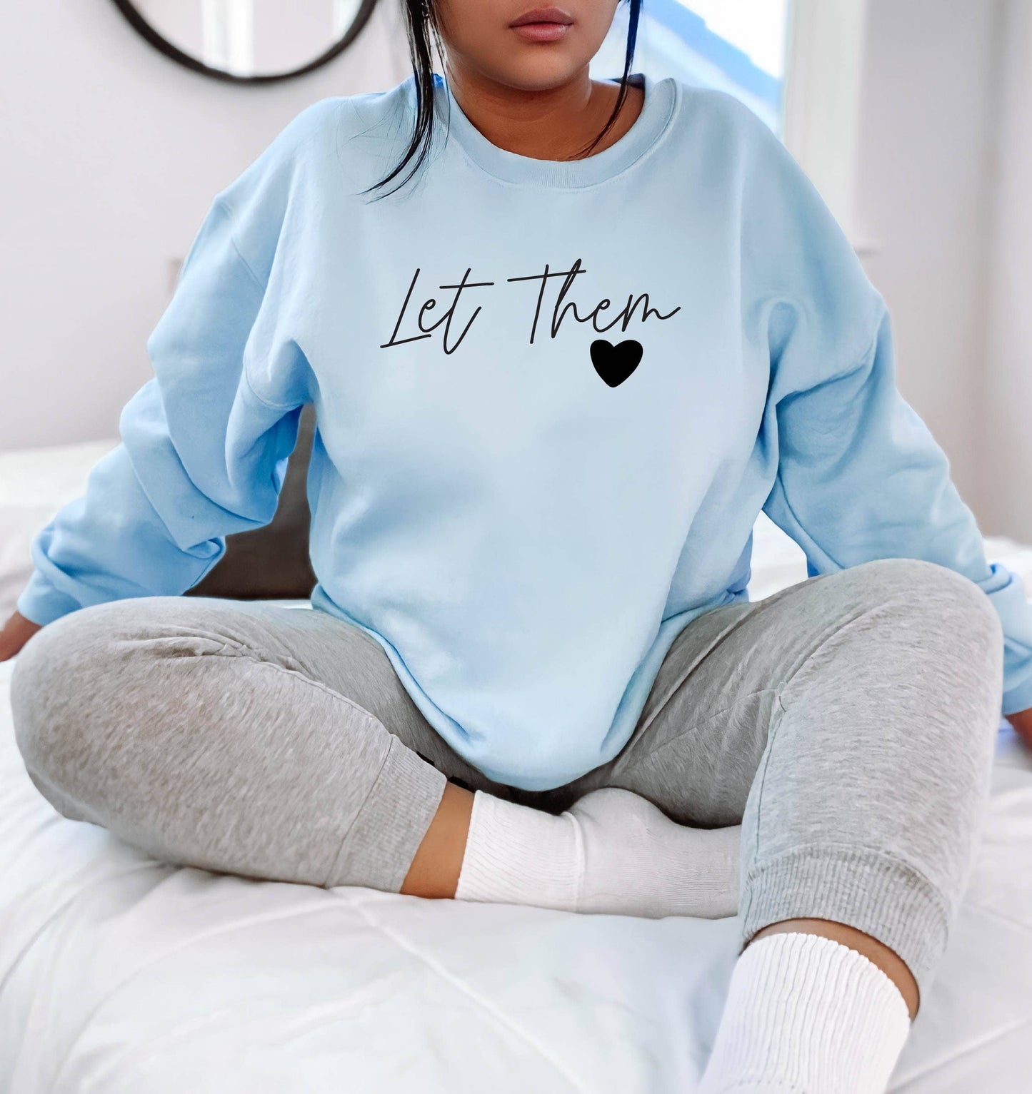 Let Them, Bookish, Book Graphic Apparel, Sweatshirt