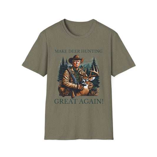 Men's Make Deer Hunting Great Again Trump Funny T-Shirt
