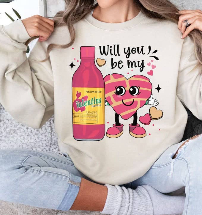 Funny Mexican Valentine Sweatshirt Día De San