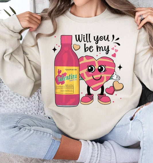 Funny Mexican Valentine Sweatshirt Día De San