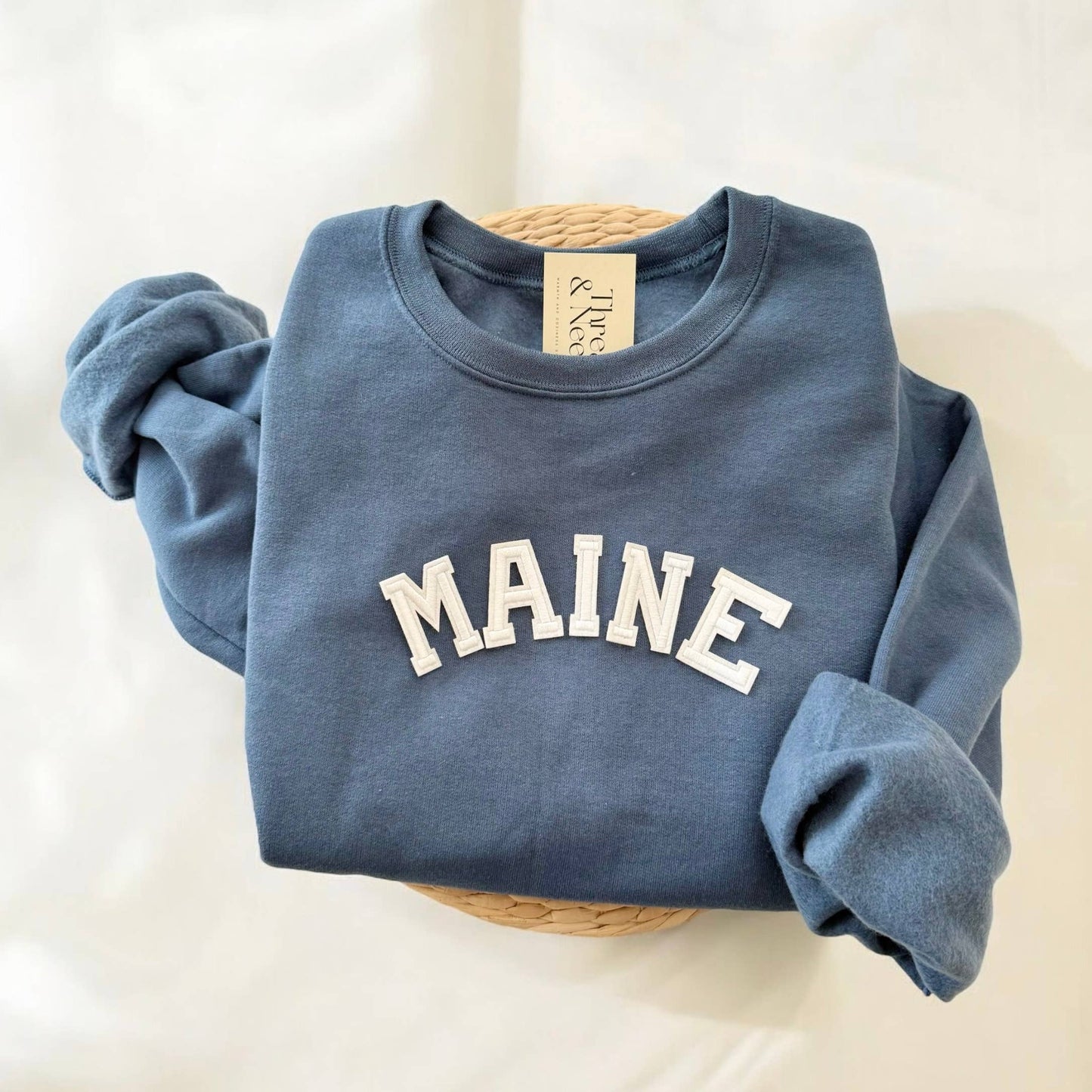 Maine Sweatshirt, New England Massachusetts Sweatshirt
