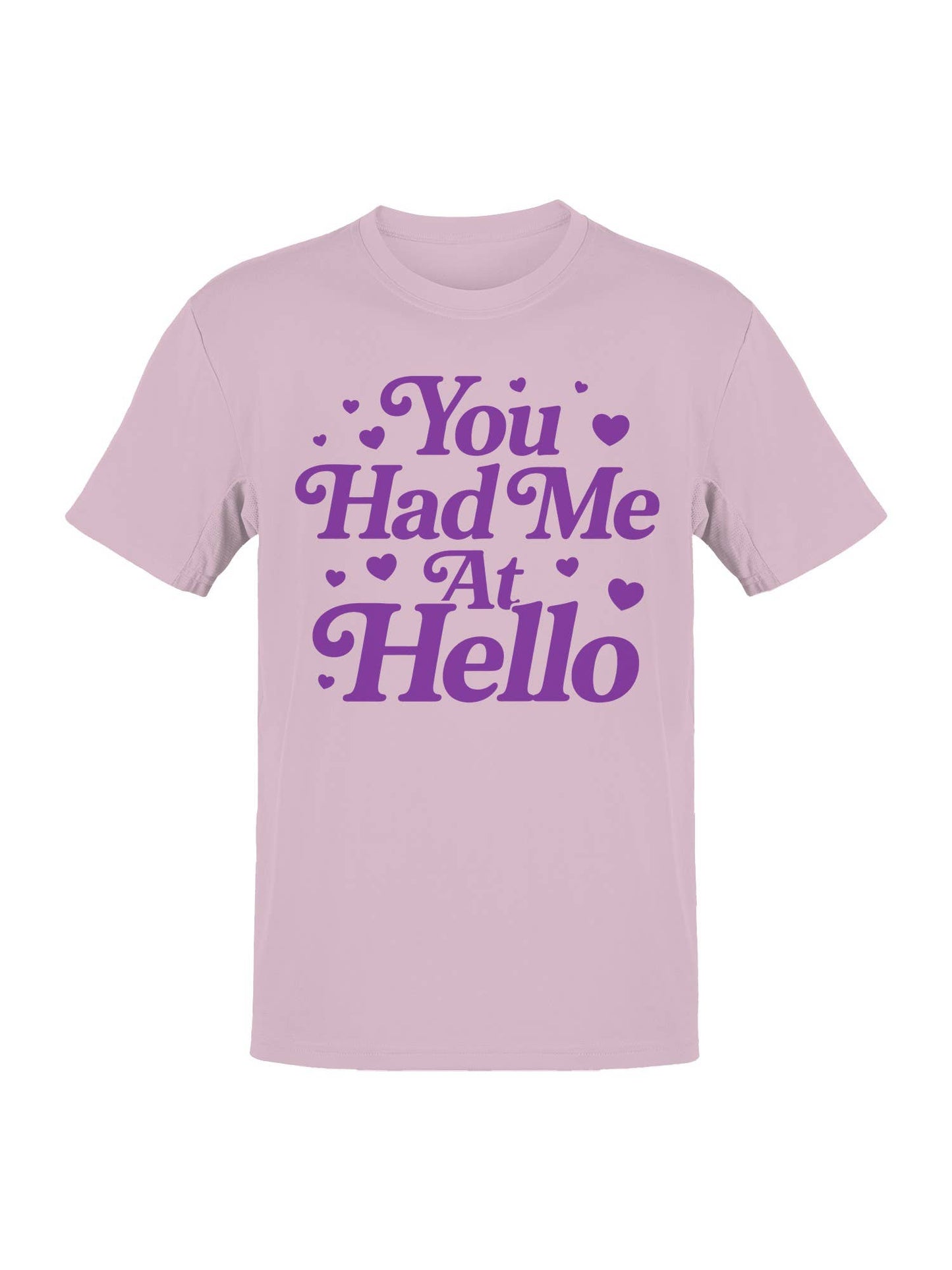 Romantic Purple Love Design Men's T-Shirt