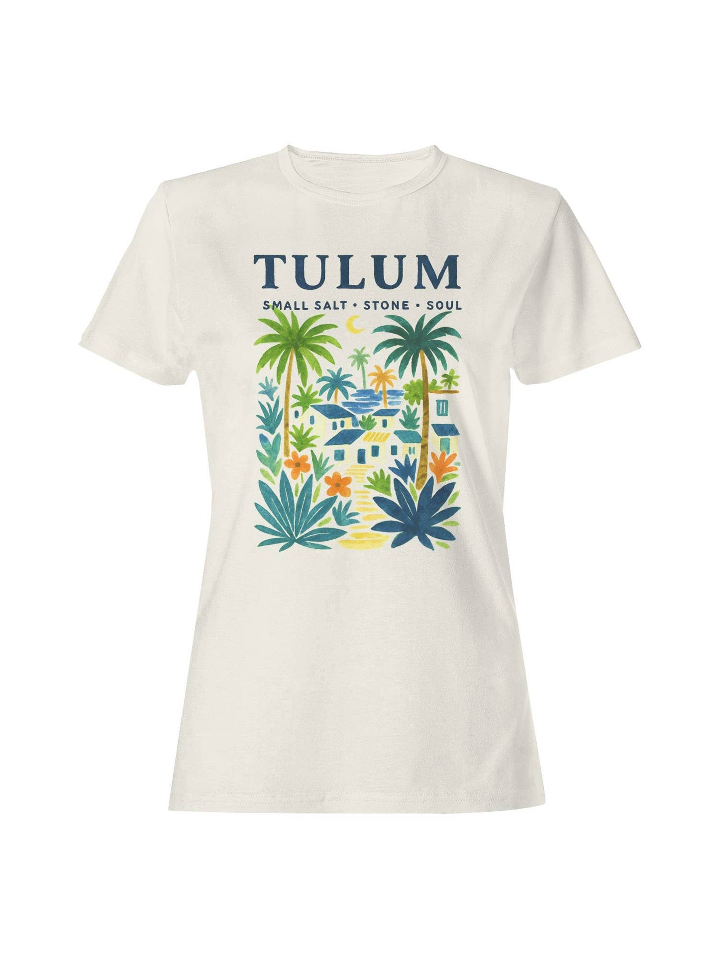 Tulum Tropical Escape Artwork Women's T-Shirt