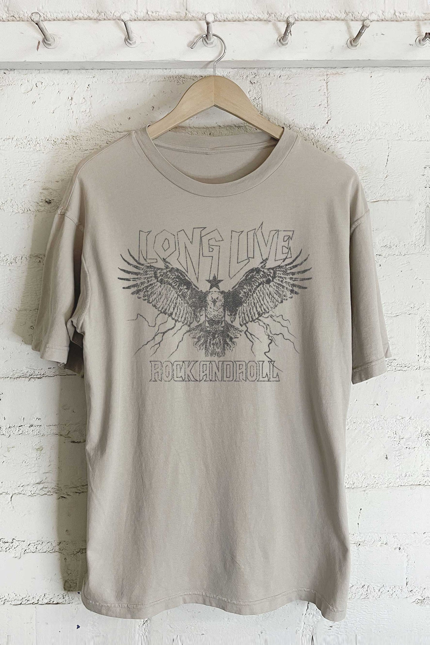 Long Live Rock and Roll-Oversized Tee