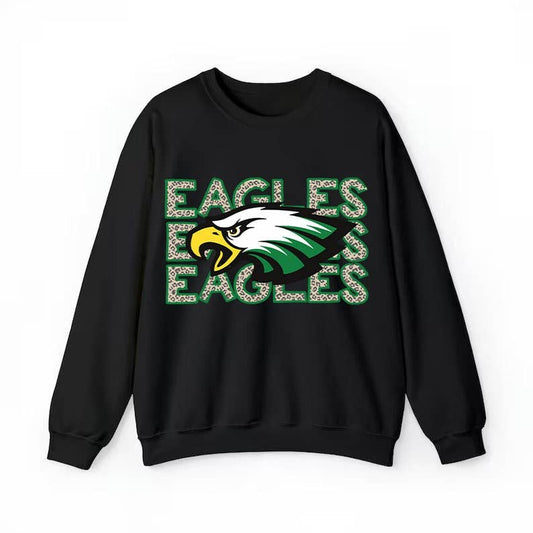 Eagle Football Sweatshirt - Team Mascot Apparel