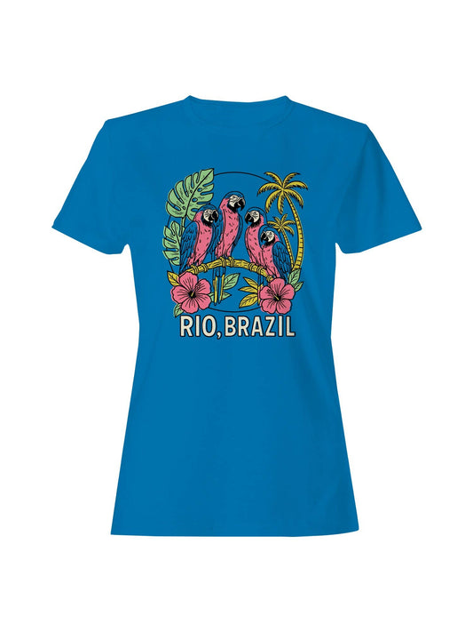 Tropical Parrots of Rio, Brazil Women's T-Shirt