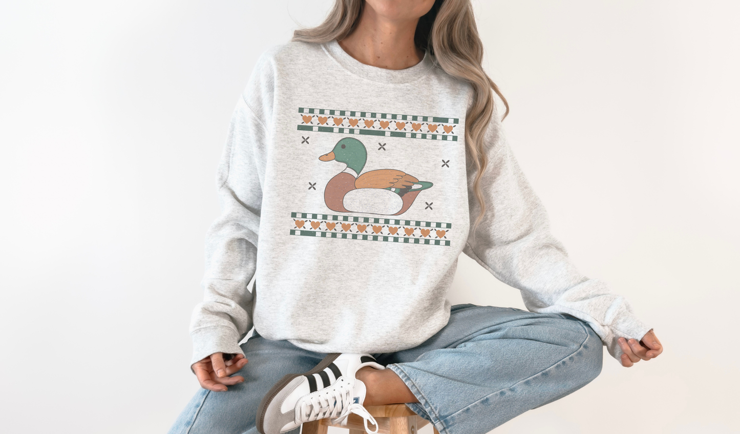 Vintage Mallard Thrifting Crew Neck Sweatshirt