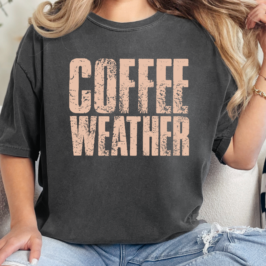 Coffee Weather Comfort Color Tee