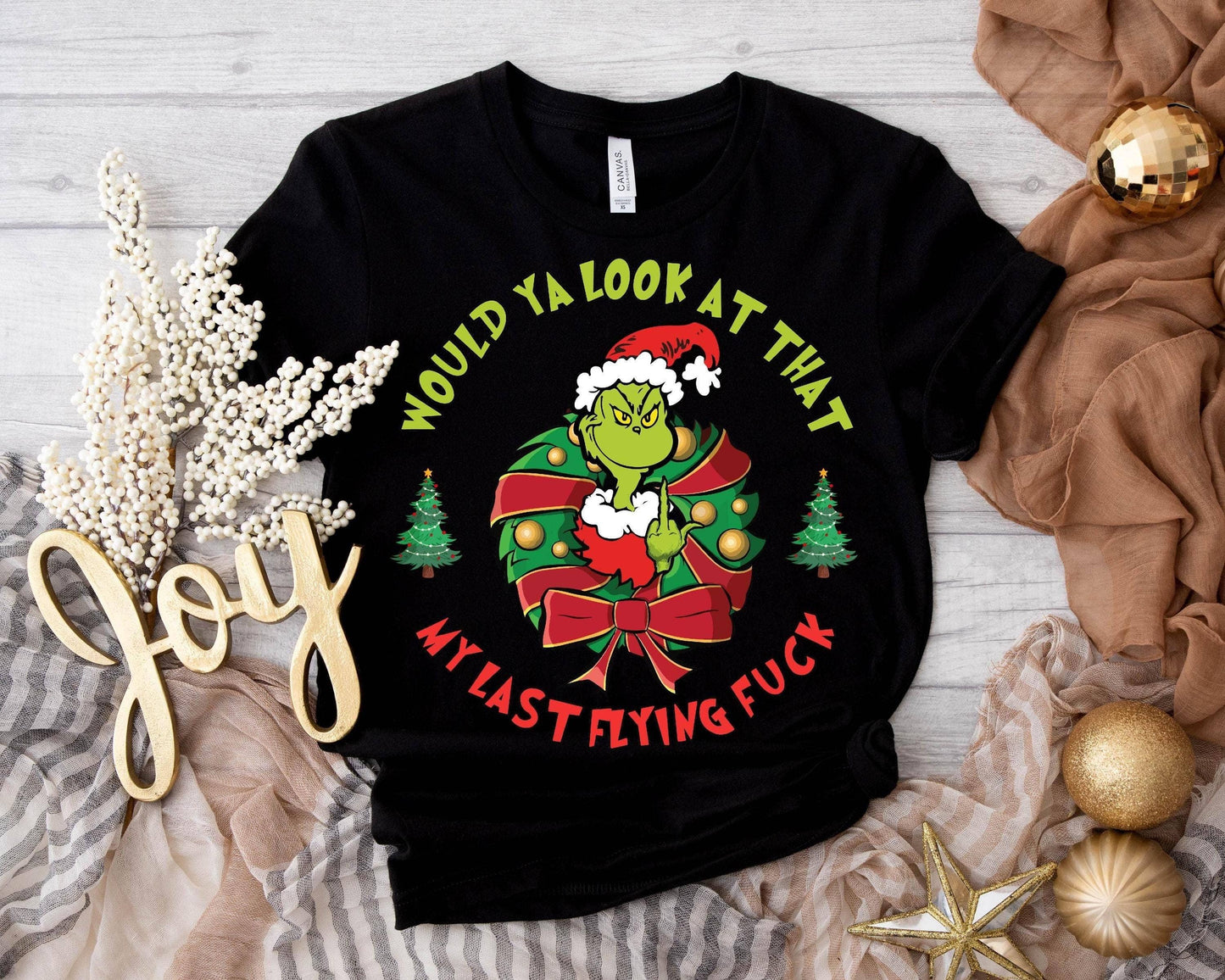 Grinch Christmas Shirt, Sarcastic Humor Tee