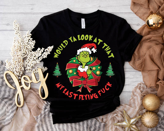 Grinch Christmas Shirt, Sarcastic Humor Tee