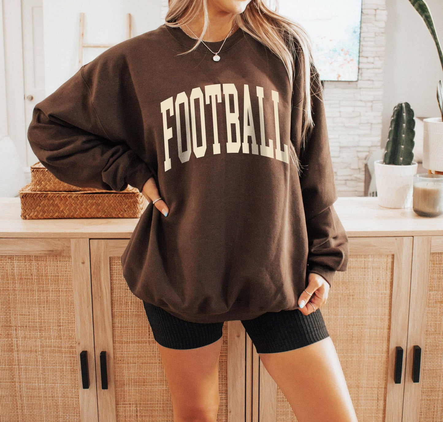 Football Crewneck Sweatshirt