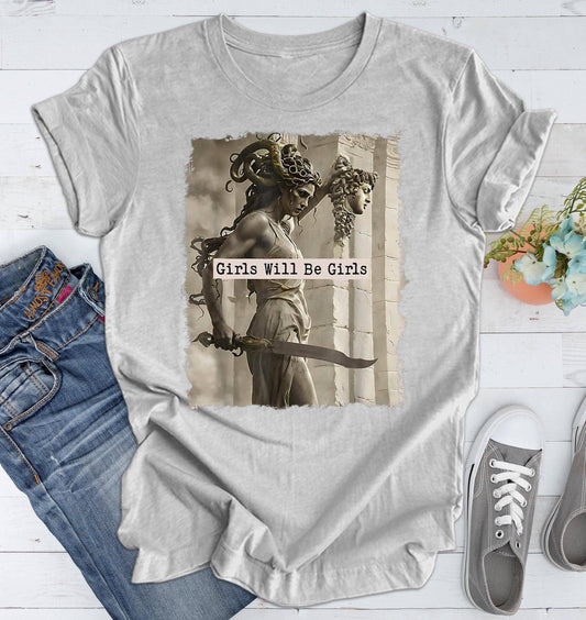 Empowered Women Tee, Feminist Shirt, Girls Will Be Girls