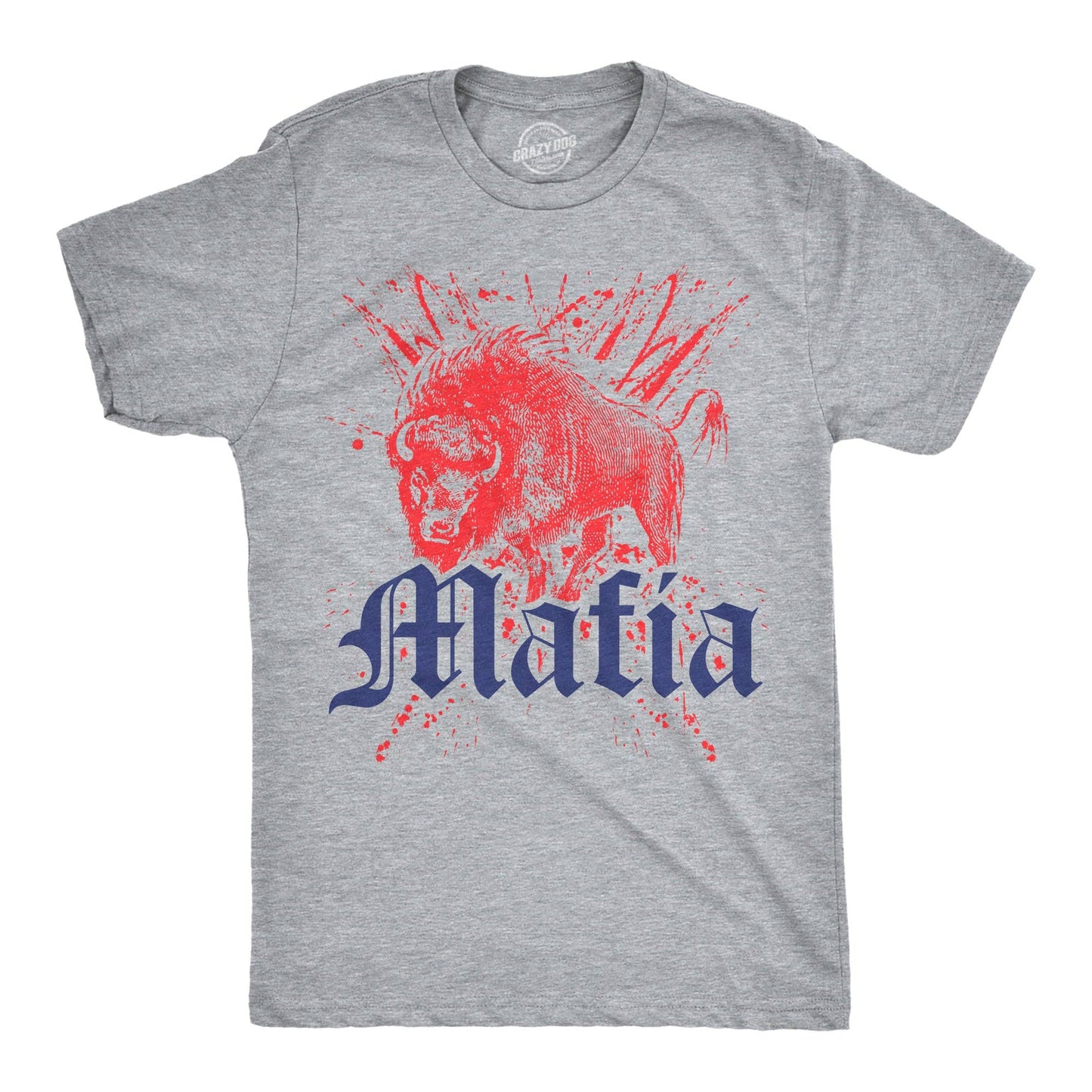 Buffalo Mafia Men's Tshirt Football Graphic Tee Western T
