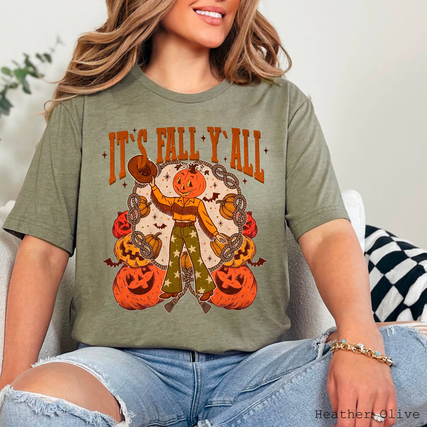 It’S Fall Ya’Ll Women’S Fall Graphic Tee  | Bella Canvas