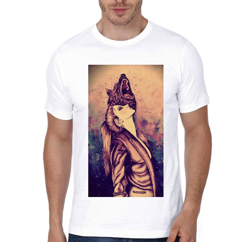 Lady And Bear Yellow T-Shirt