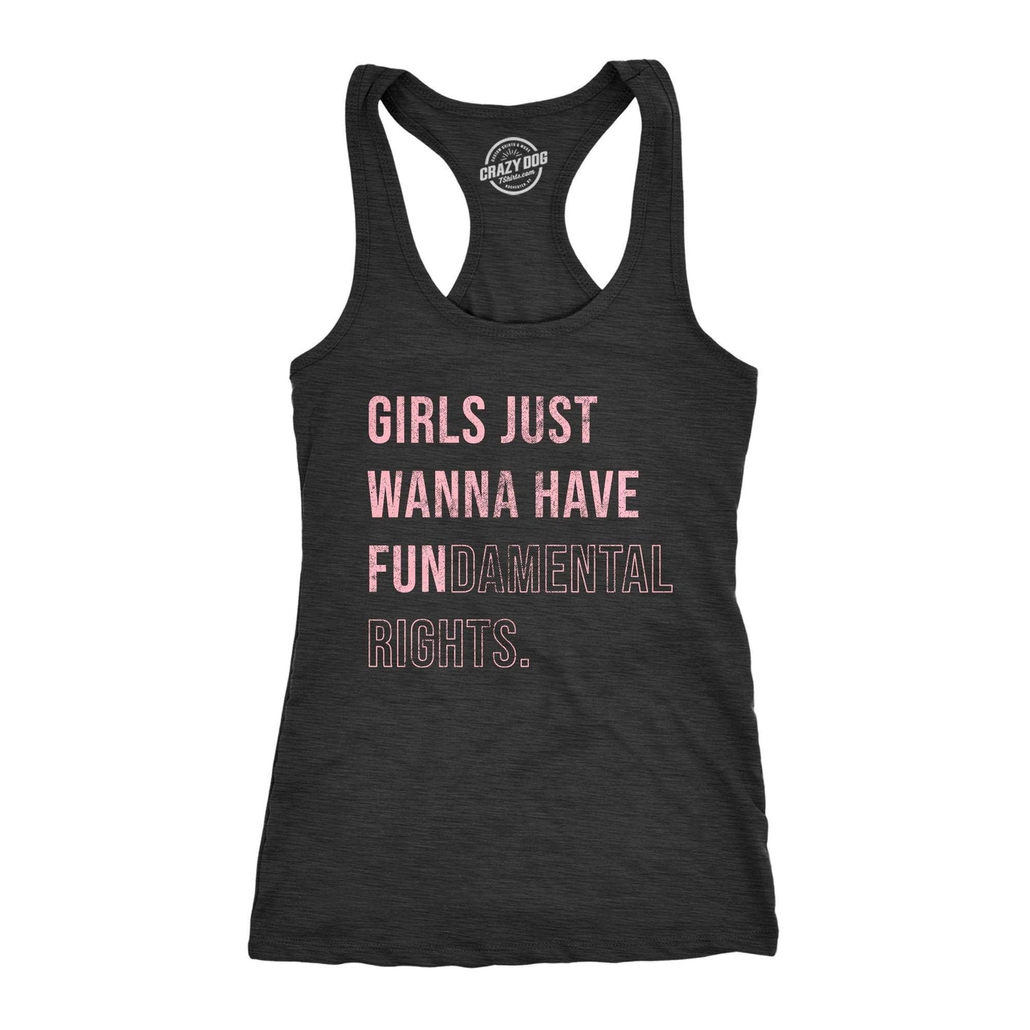 Girls Just Wanna Have Fundamental Rights Women's Tank Top