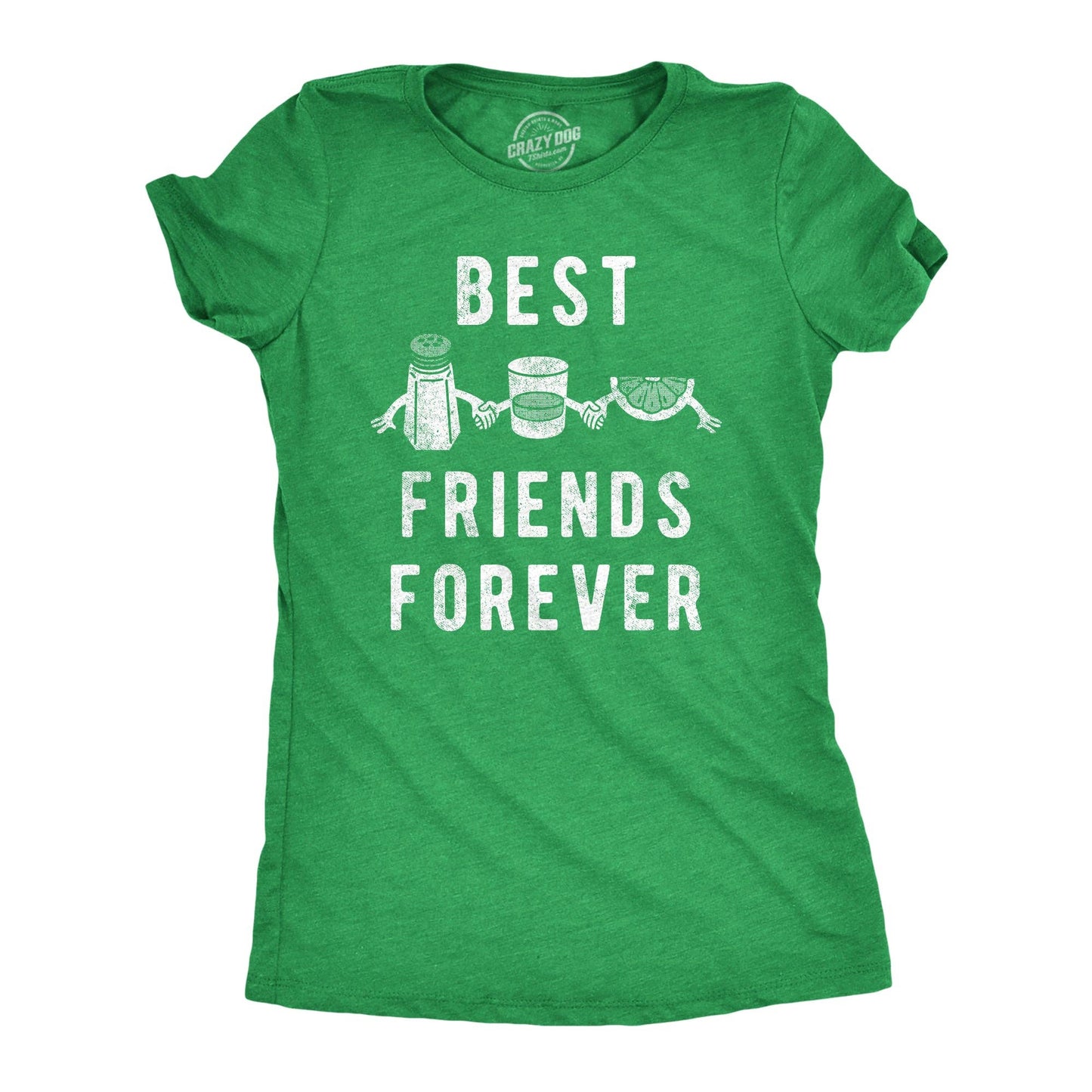 Best Friends Forever Tequila Lime Salt Women's Tshirt