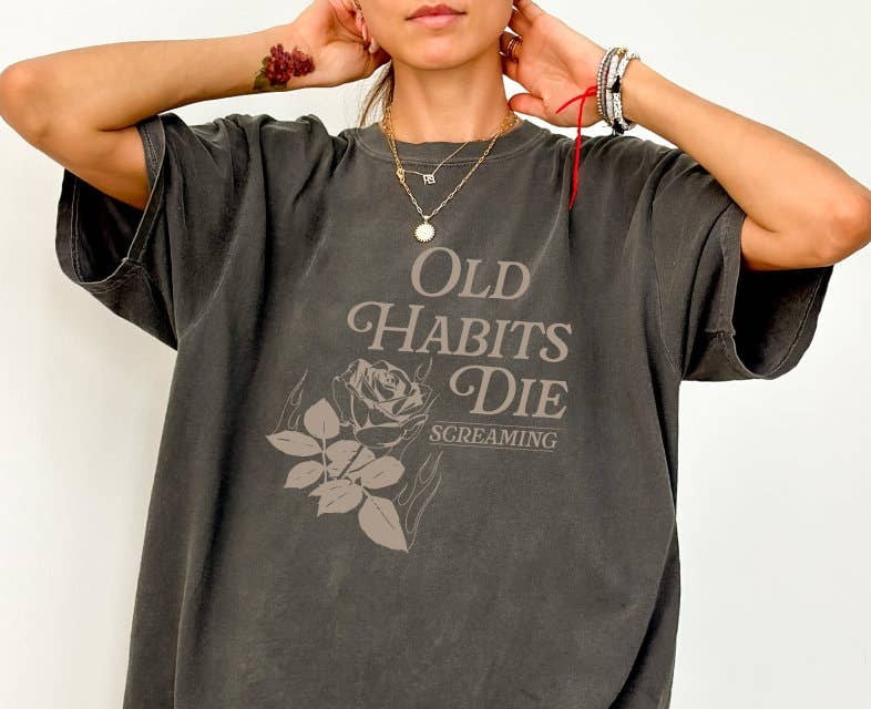 Old Habits Die Screaming Ttpd Tribute Tee