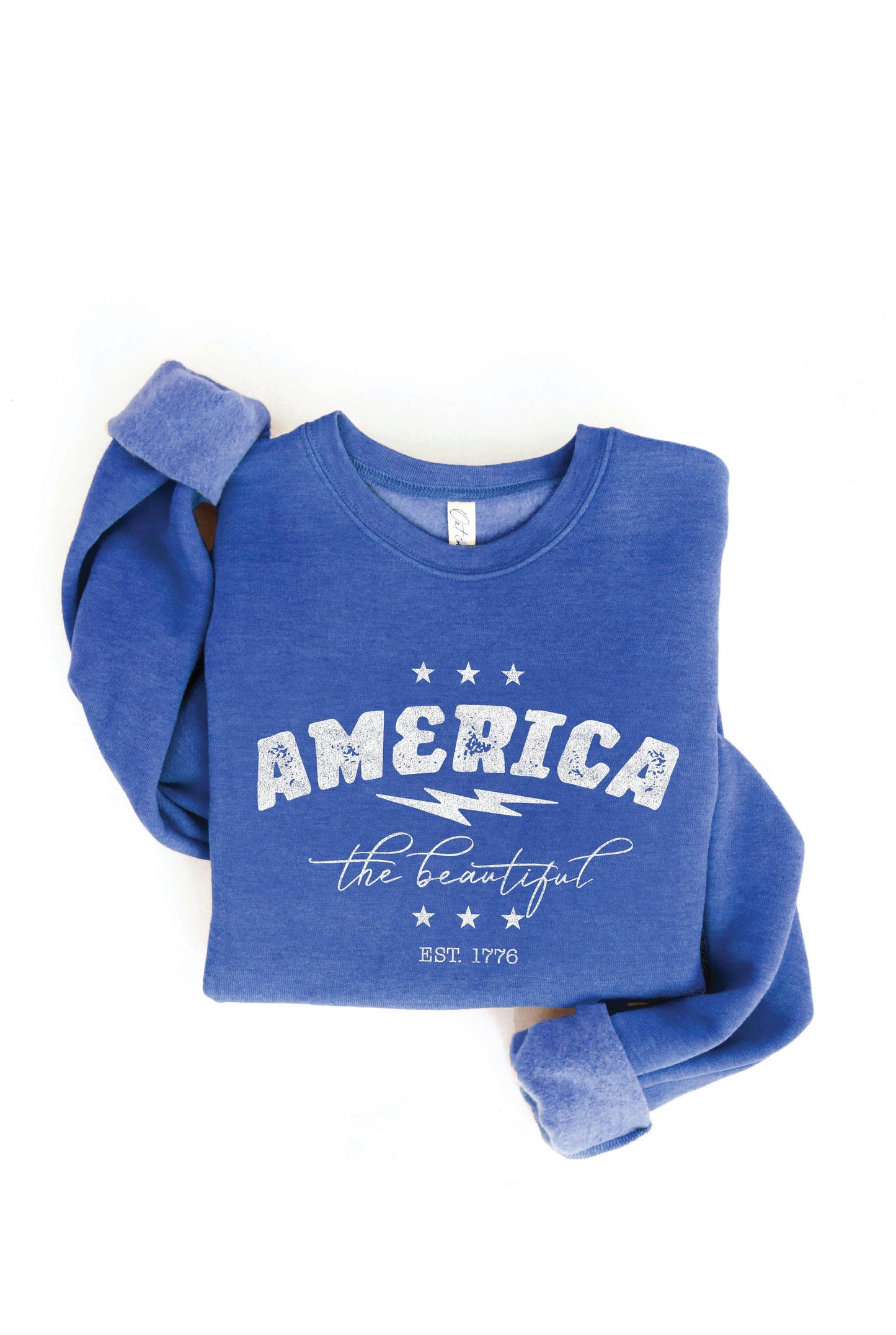 America the Beautiful  Graphic Sweatshirt