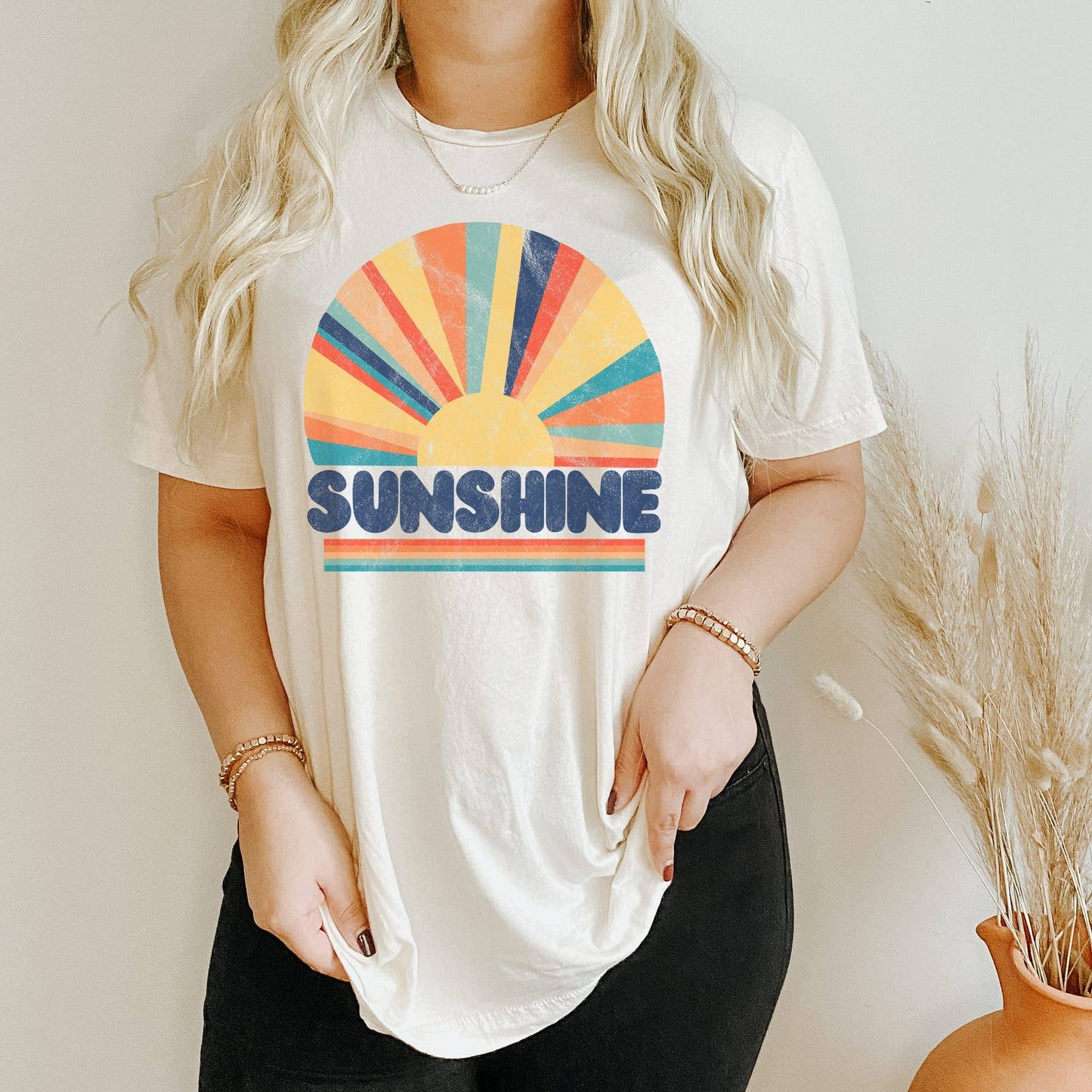 Retro Sunshine Retro Tee | Beachy Vibes Tee