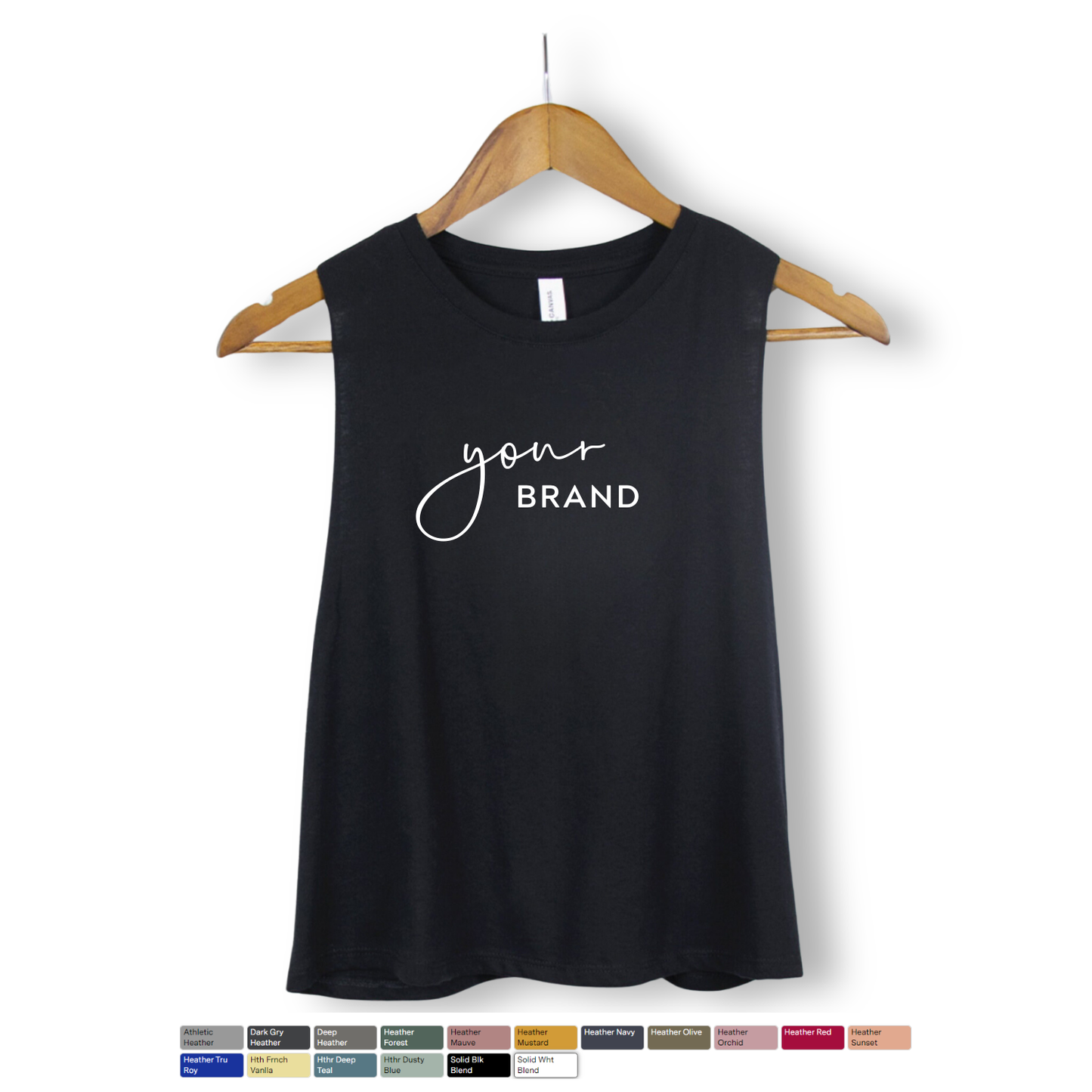 Custom Tank Top - City - Shop Name - Logo - Hometown - State